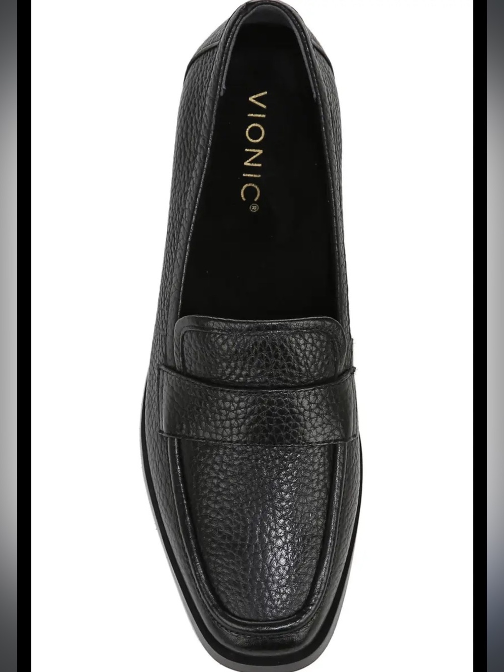 Vionic Shellah Black Slip-On Comfort Loafer - Picture 4 of 12